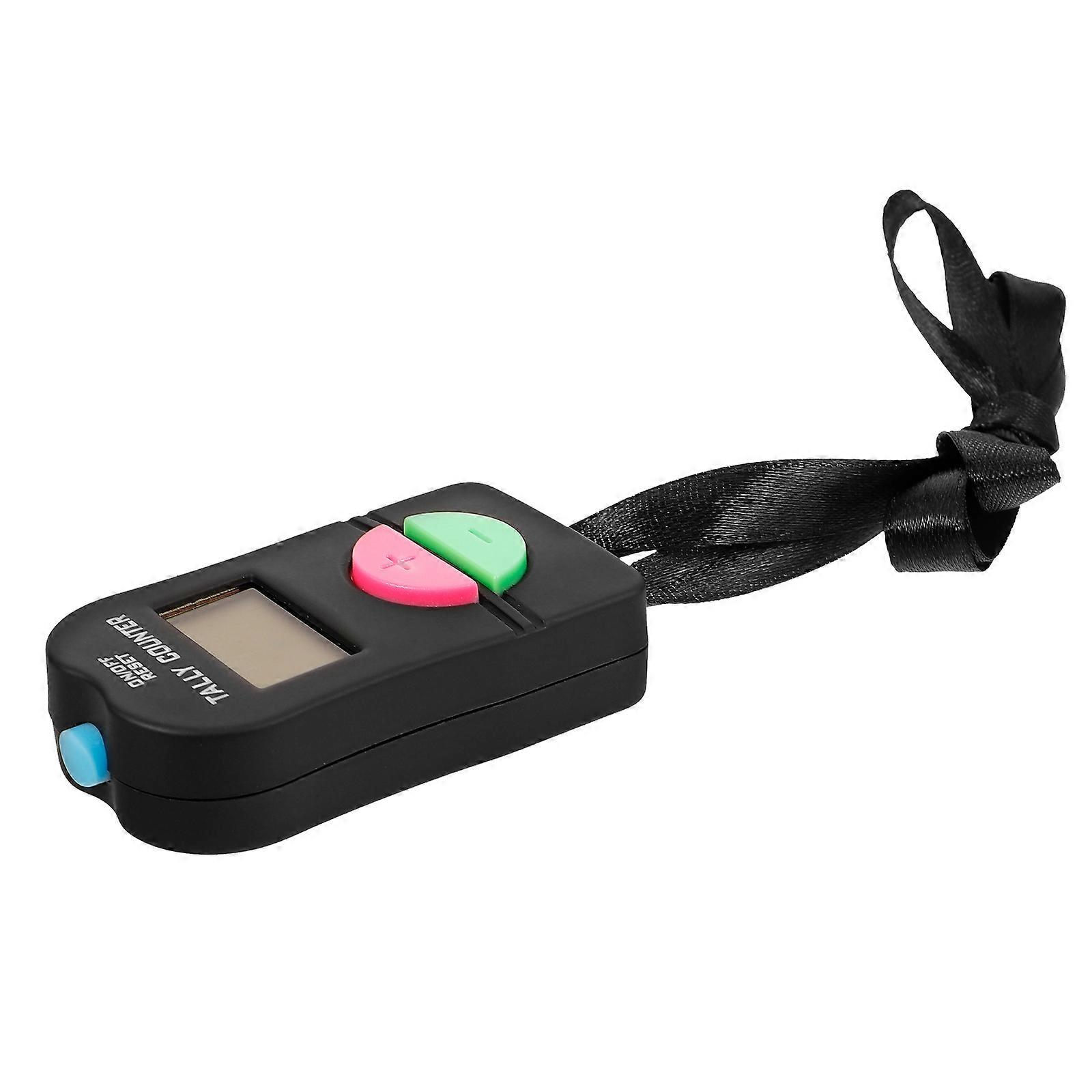 Manual Digital Counter Electronic Tally Counter for Counters Black Abs Material with Data Display 1Set
