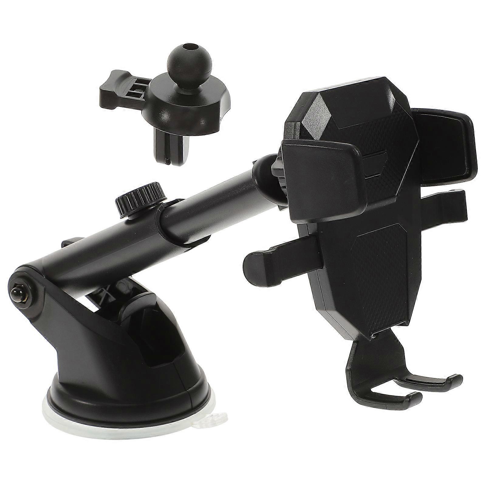 Phone Mount for Phone Mount for Navigator Car Use Black Abs 360 Degree Rotation 1Set