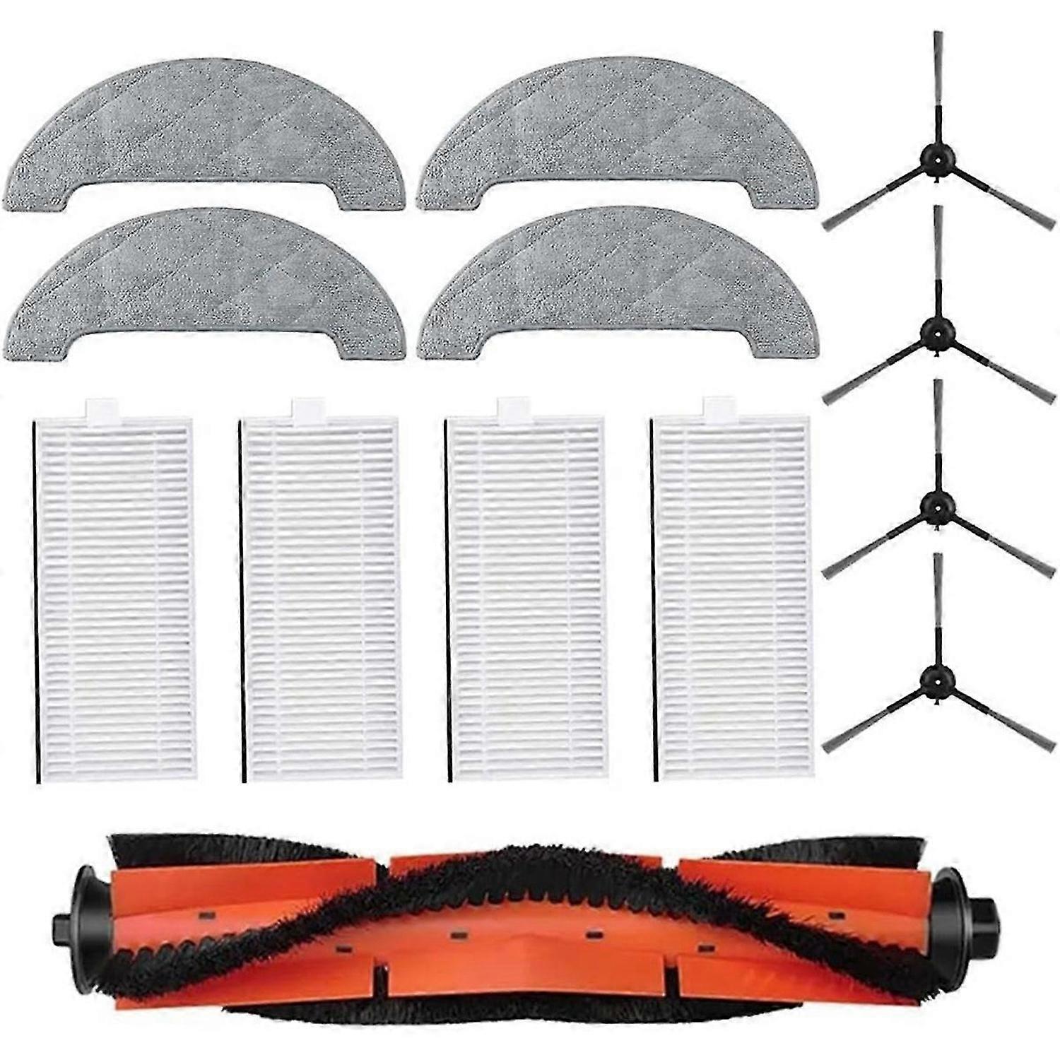 Replacement Parts Kit for RV1 Pro / RV1 Pro Max, Vacuum Cleaner Main Side Brush Hepa Filter Mop Clot