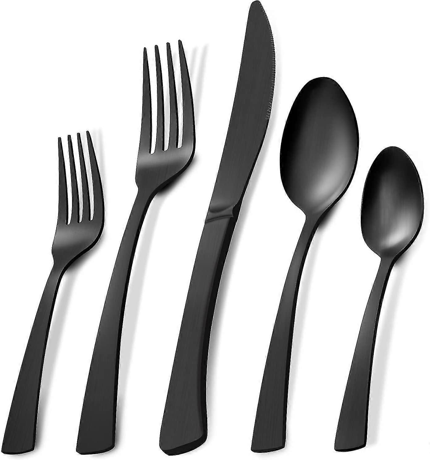 Set di argenteria nero opaco