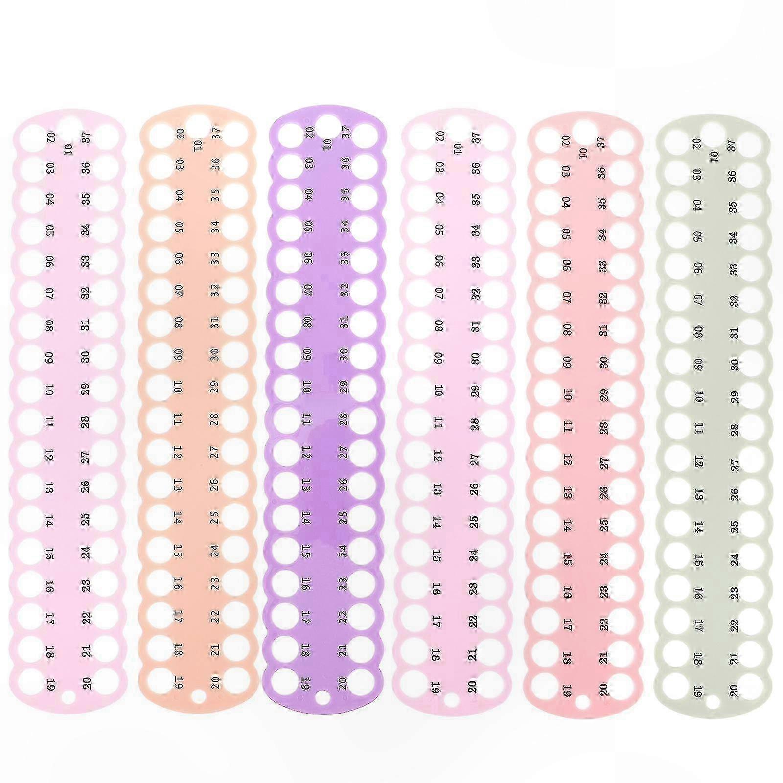 Durable Household Thread Organizer Set, 6-Pack Plastic Embroidery Thread Holders for Craft Storage Solutions