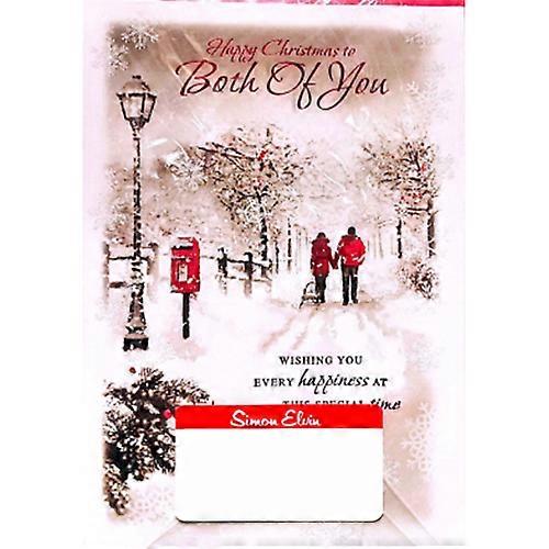 Simon Elvin Both Of You Winter Scene Christmas Card (Pack of 6)