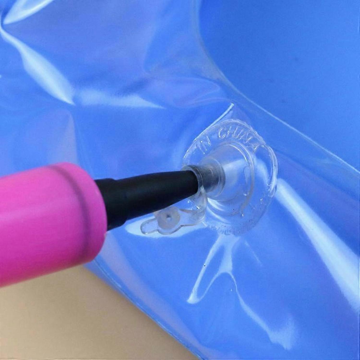 Manual Air Pump Mini Handheld Inflator for Balloon Inflatable Bed Boat Mattress Swimming Ring 16.5*2.4cm Random Color New