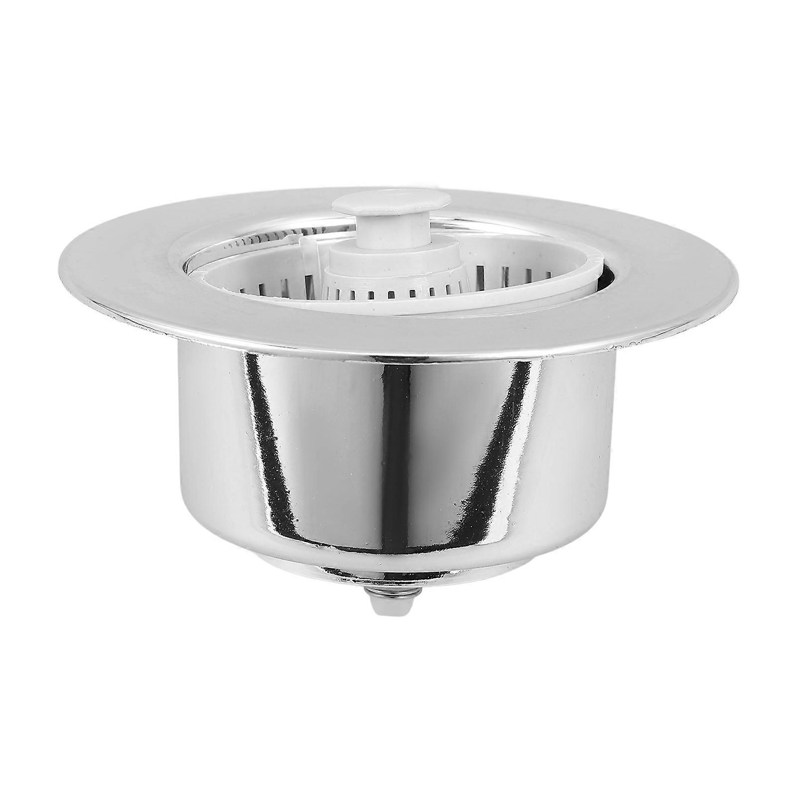 Thickened Metal Sink Strainer for Household Drain Use 2Pcs Pack