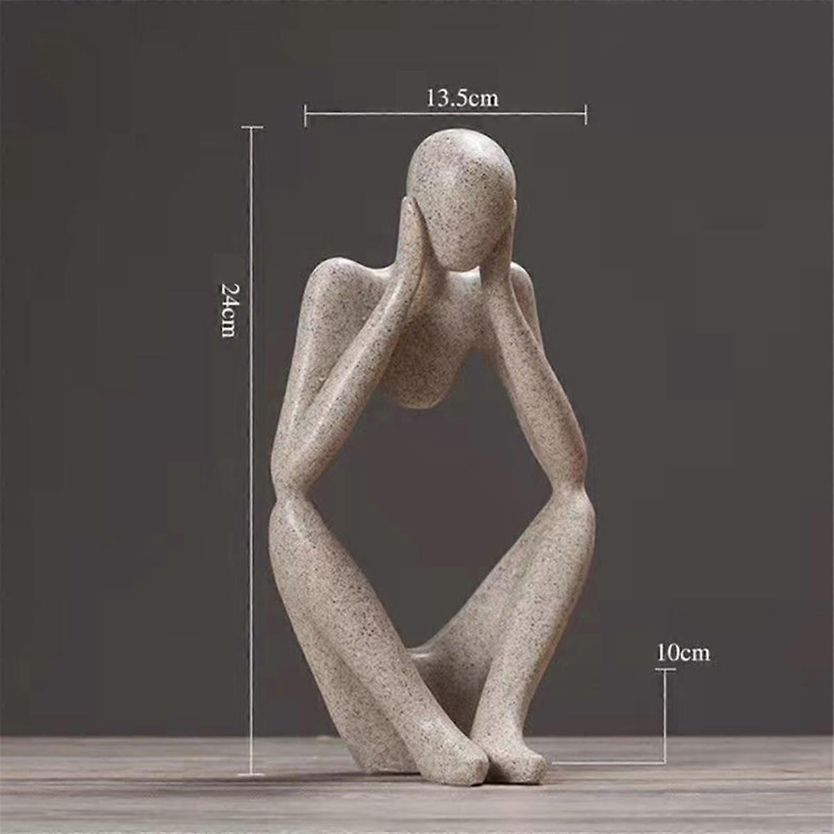 1Pc Minimalist Deco Abstract Statue Sculpture Set Home Deco-c