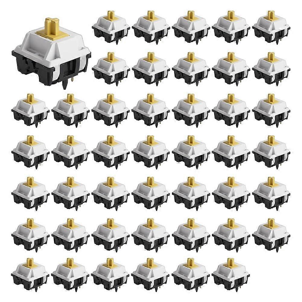 5Pin 50GF Tactile Silent Switch For MX Mechanical Keyboards, 45Pcs Pack