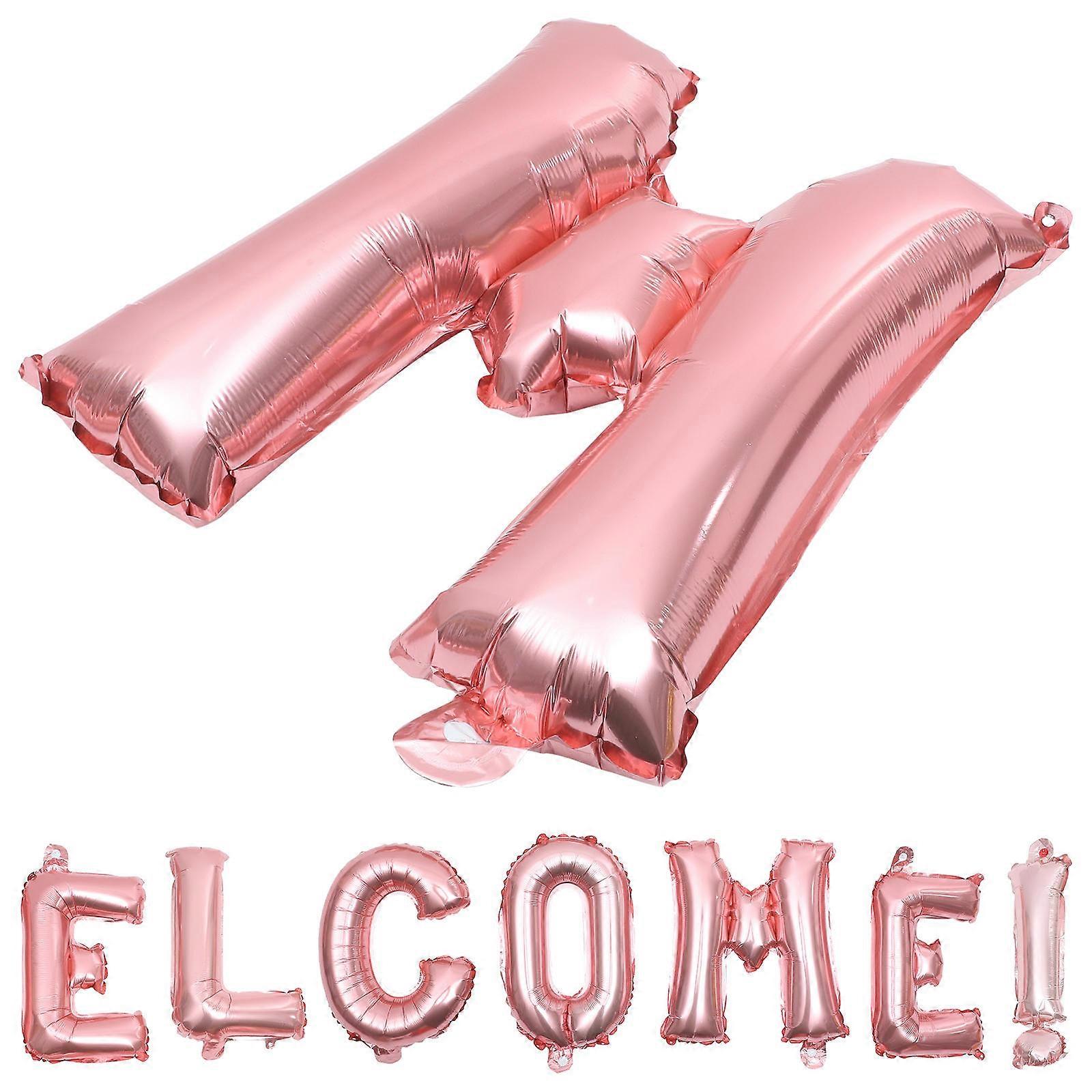 Back-To-School Letter Balloons 1 Set Of Decorative Foil For Special Events And Parties In 16 Inches Size Featuring Easy Assembly 8Pack