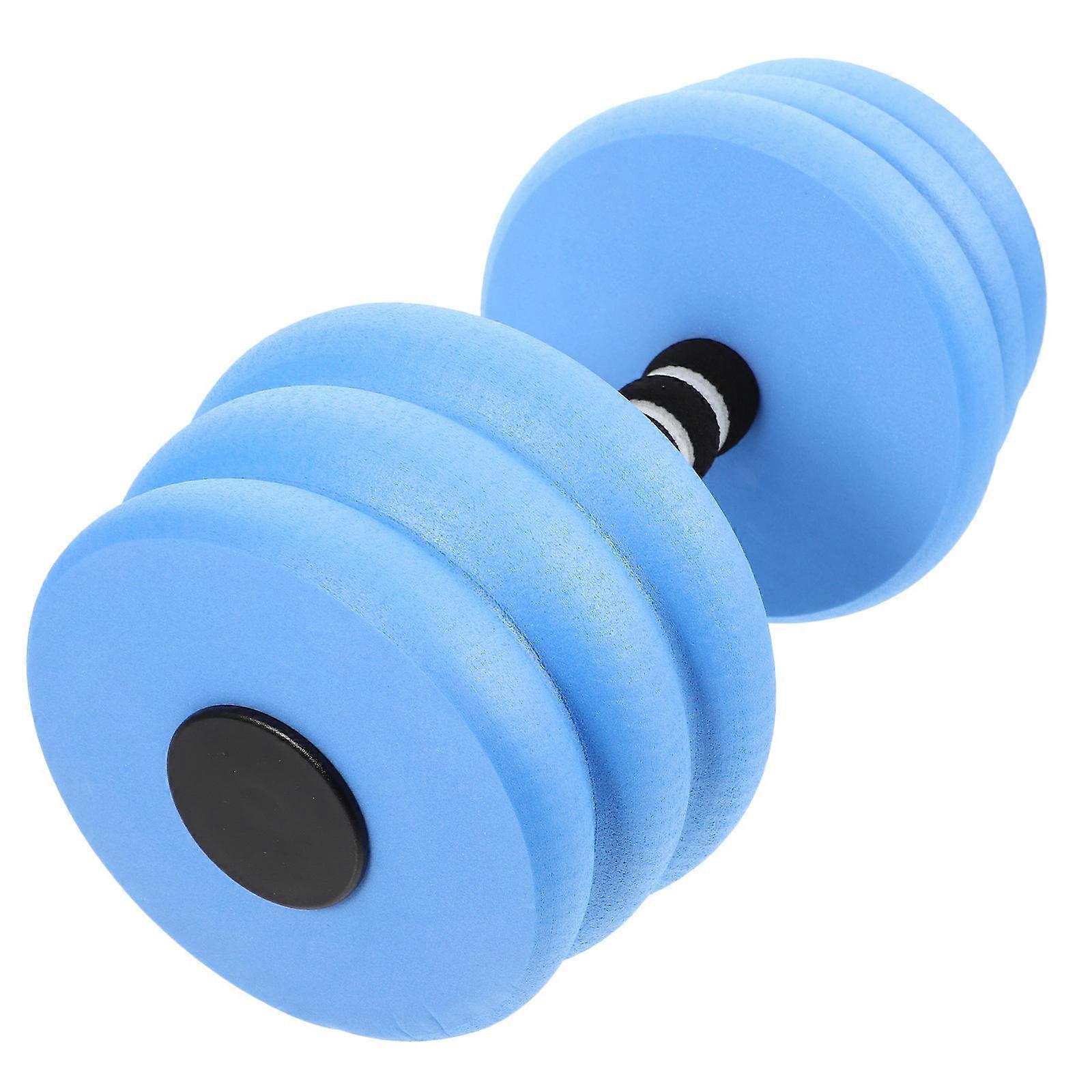 Floating Dumbbell For Water Workout 3Pcs EVA Material Pool Exercise Equipment Blue Color Low-Impact Workout