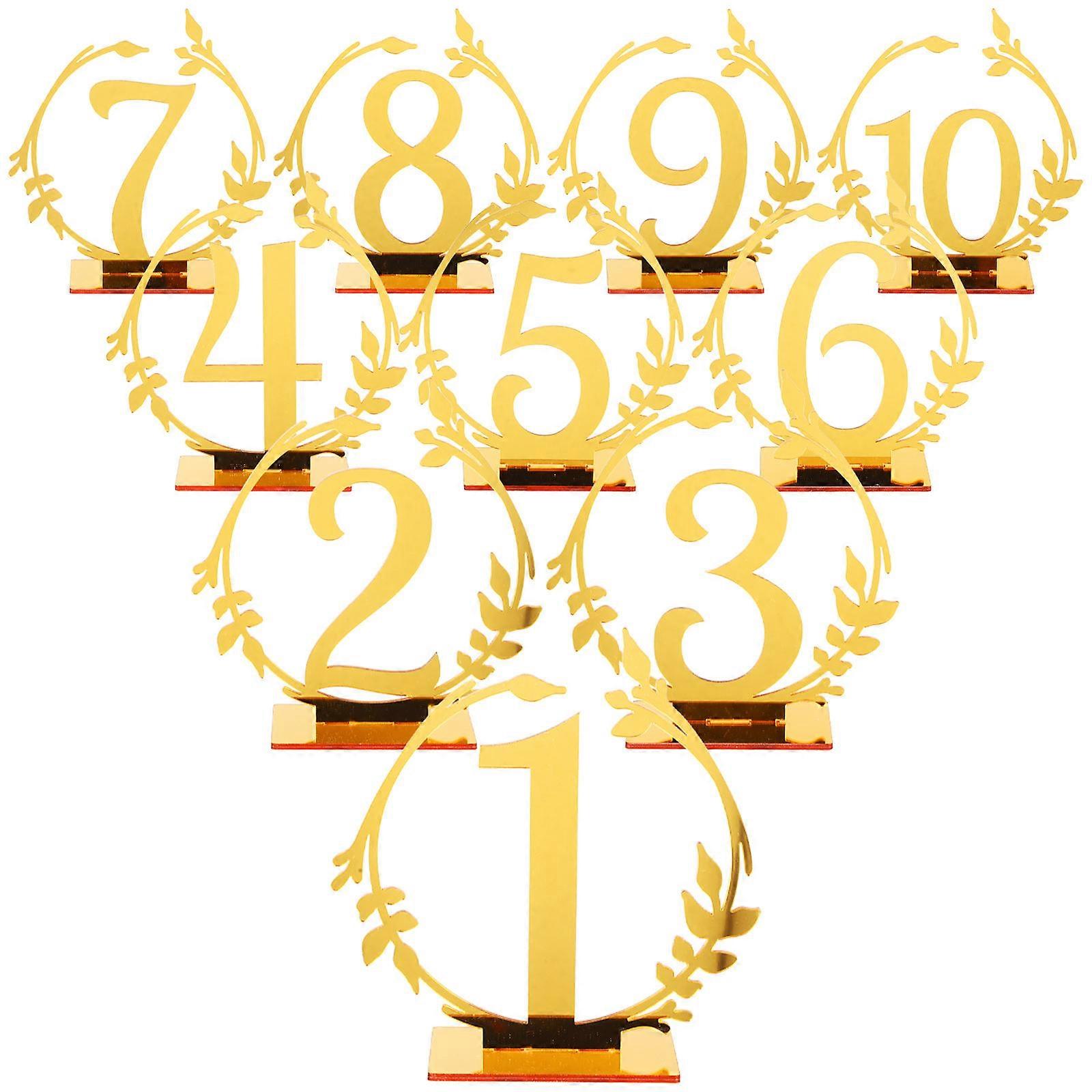 Table Numbers for Wedding Acrylic Signs for Party 30Pcs