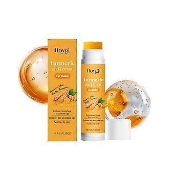 Baume à lèvres au curcuma - Baume à lèvres naturel Illuminez votre sourire, illuminez et nourrissez les lèvres foncées - Baume éclaircissant pour les lèvres au curcuma pour les lèvres foncées Hydratant et Brig