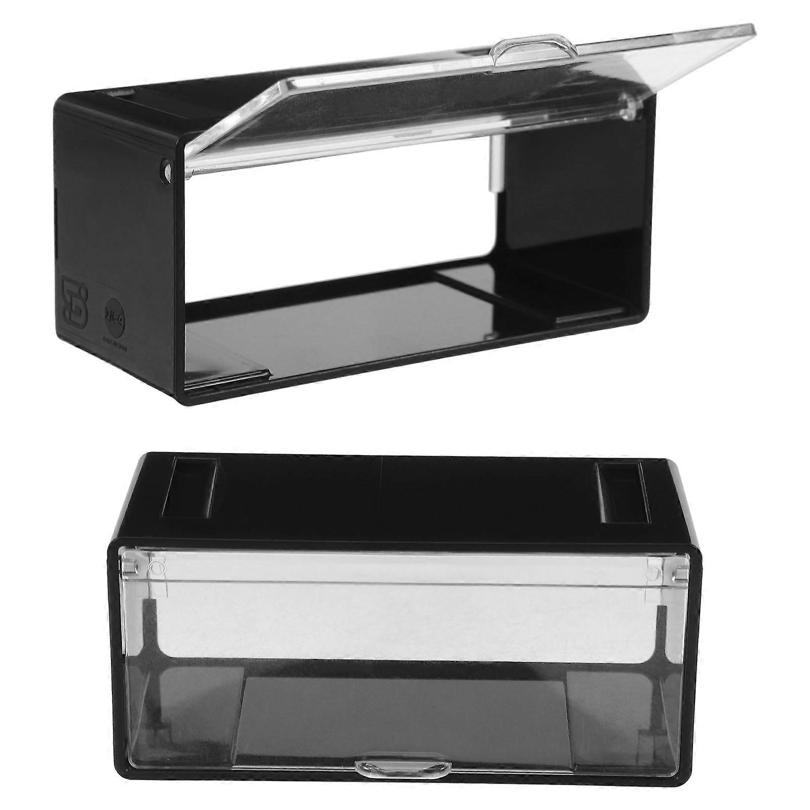 Toy Car Storage 1:64 Scale Model Display Case for 2Pcs Stackable Organizer
