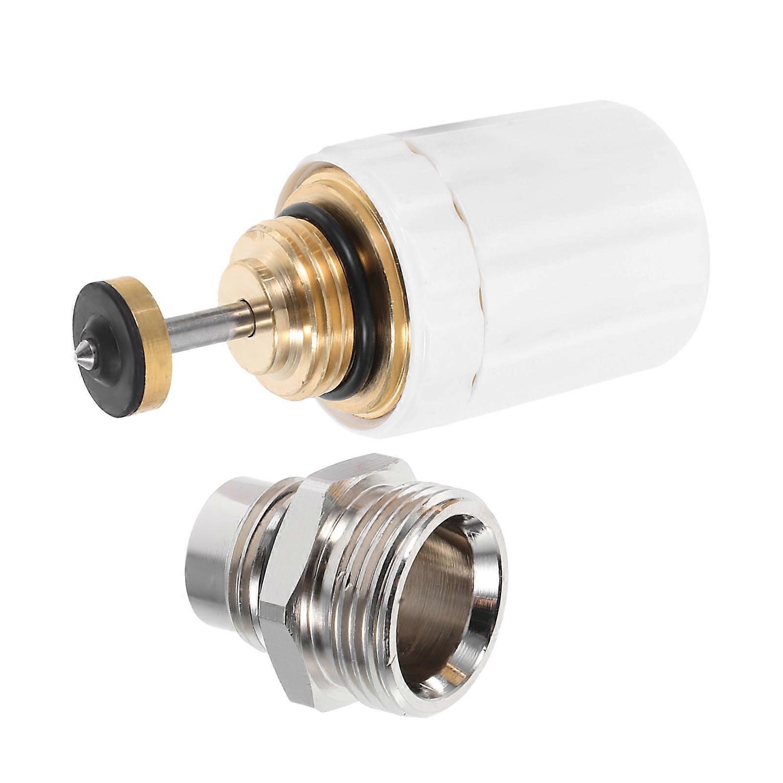 High Position Structure Shut-off Valve Core Floor Heating Manifold Automatic Reset Water Flow Control Copper Golden 1Pcs