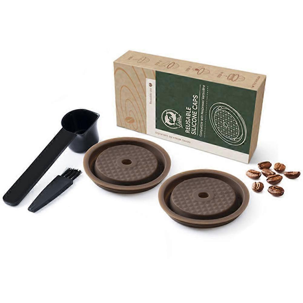 Reusable Silicone Cap Lids Cover for Nespresso Vertuo & VertuoLine Ca Prof J2 M0E9