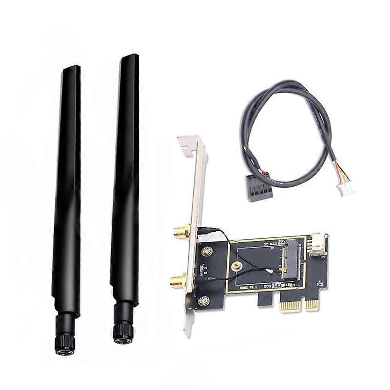 PCIE WiFi-Kartenadapter Wireless-Netzwerkkarte Bluetooth-Konverter