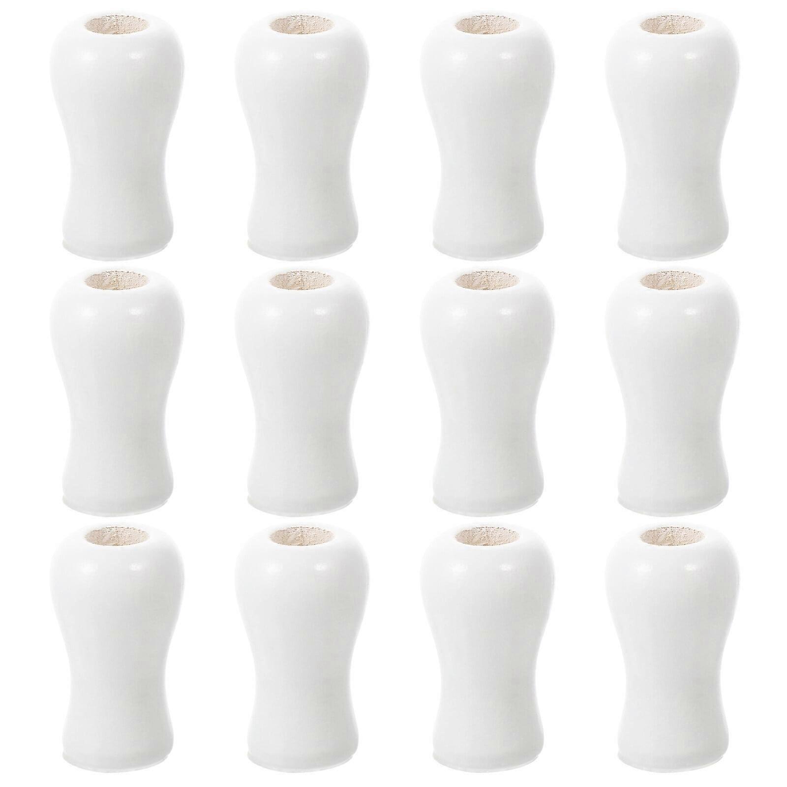 Abbageba 12pcs Blind Cord Curtain Pulls Roman Shades Wind Cord Crafts Knobs