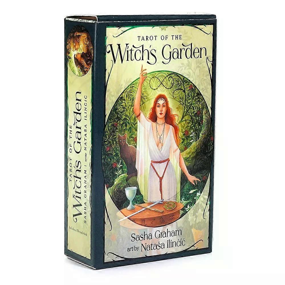 tarot of the witch's garden Fortune Telling Game Divination Board Games Taro Oracle Deck Playing Full English Mysterious Version