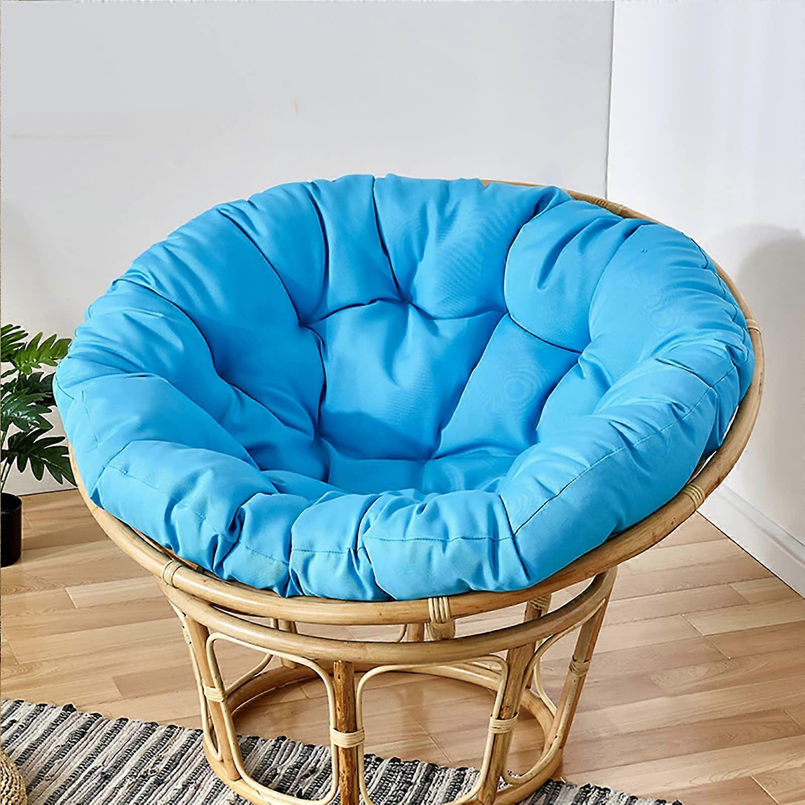 Thickened Round Chair Cushion Oversized 90x90cm For Egg Swing, Soft Rocking Seat Cushion, Relaxation Support
