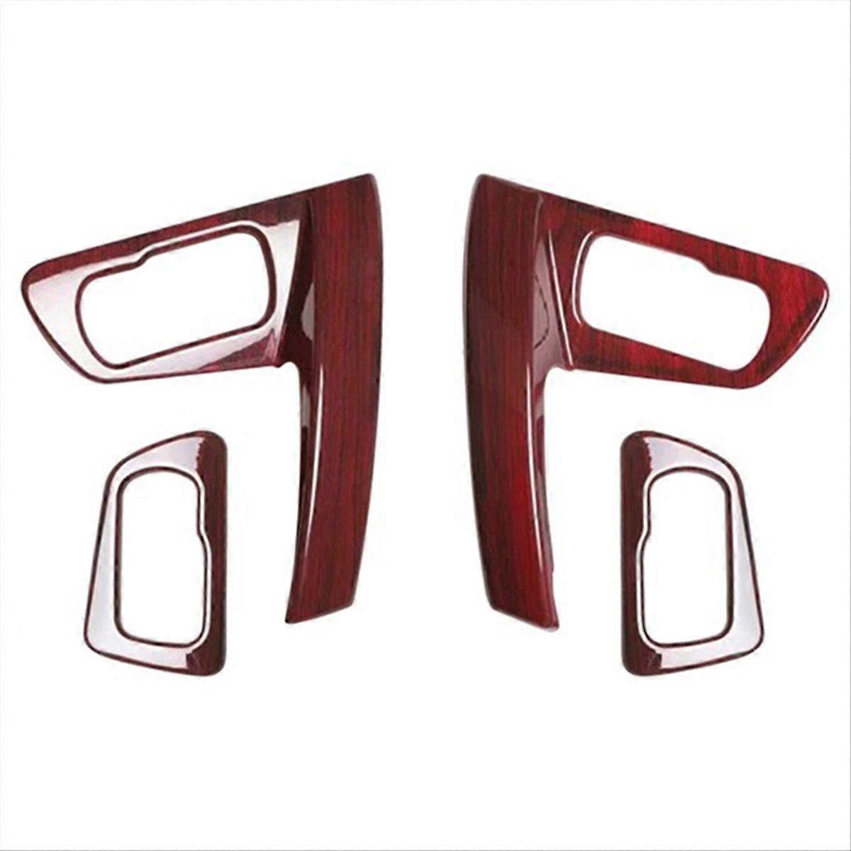 Car ABS Door Inner Handle Bowl Armrest Handrail Frame Lamp Panel for J10 2008-2015 Wood Grain