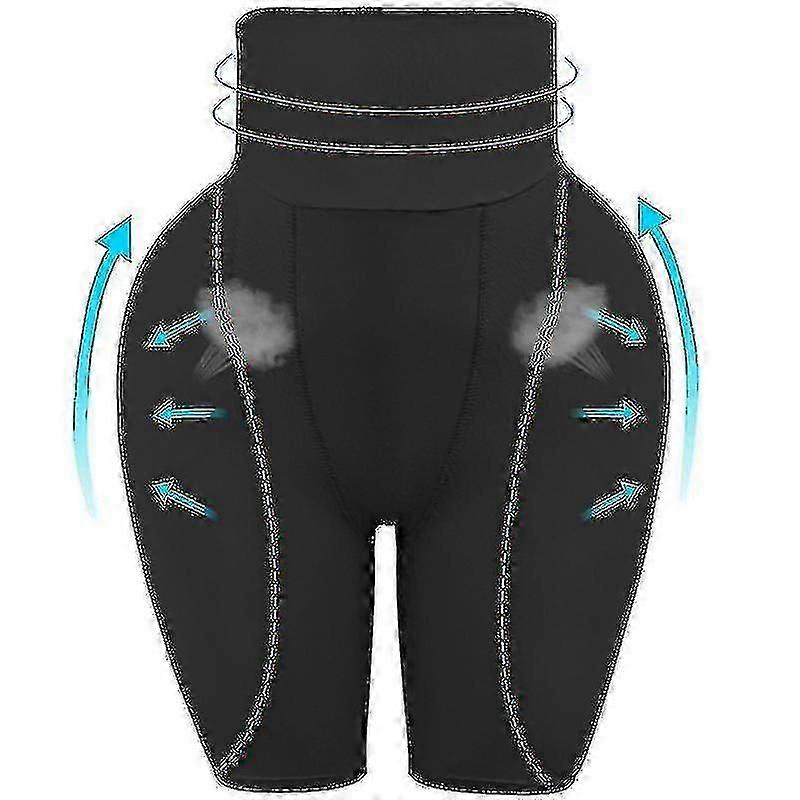 سيليكون بعقب منصات رافع سراويل ، الإسفنج مبطن النساء بعقب الورك حتى مبطن محسن التحكم مبطن سراويل Boyshorts للنساء