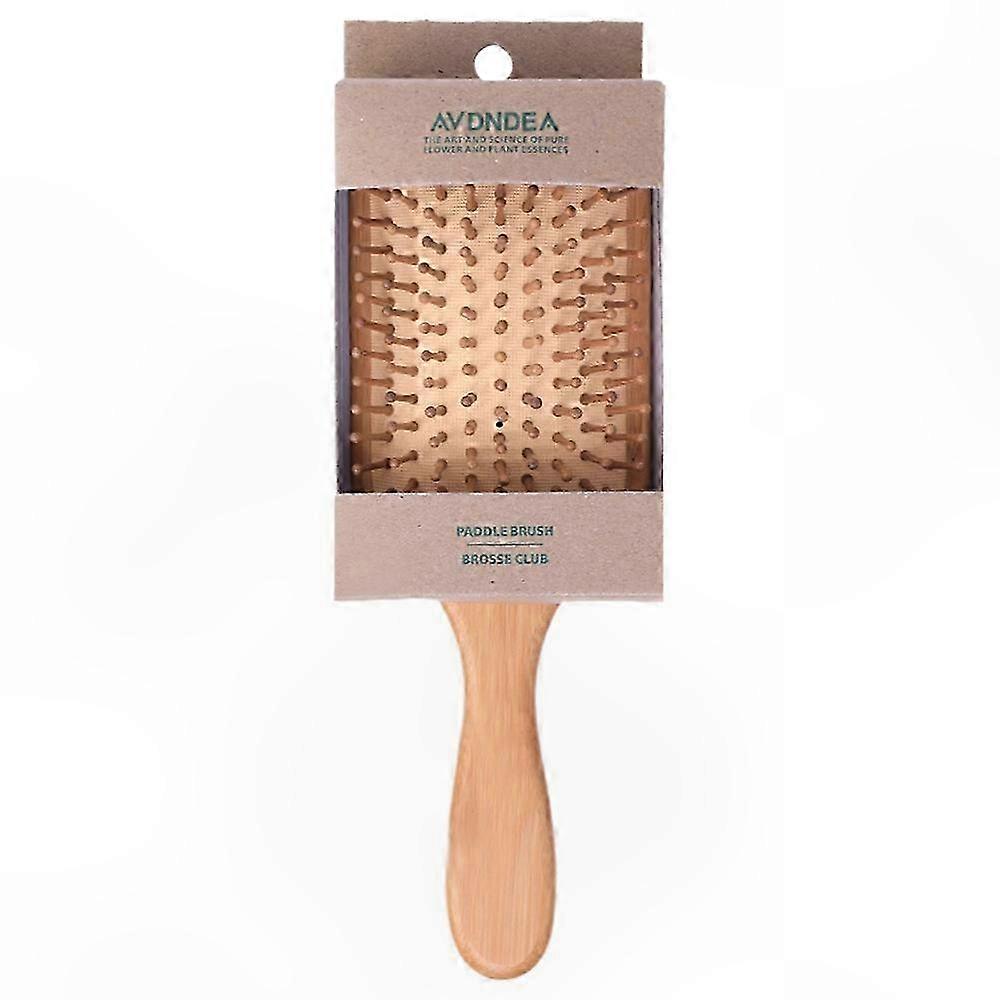Bamboo Scalp Massager with Air Cushion for Household Use Small Hair Comb Combination Tool