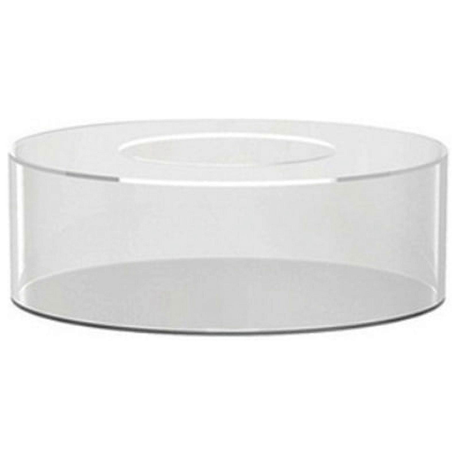 Acrylic Cake Display Board Round Cake Display Tray DIY Cake Refillable Board Base Clear Cake Stand Tools,Round 15X15X5CM