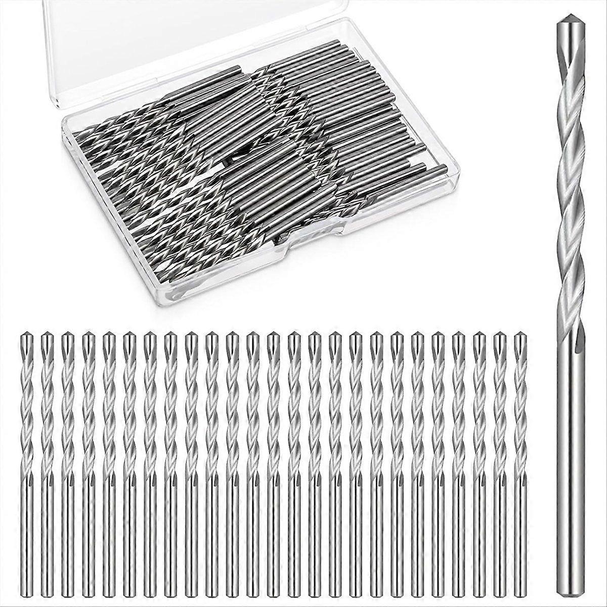 50 Pcs Drywall Drill Bits 1/8 Inch Drywall Router Bit for Wood Guide Point Cutting Diameter Router