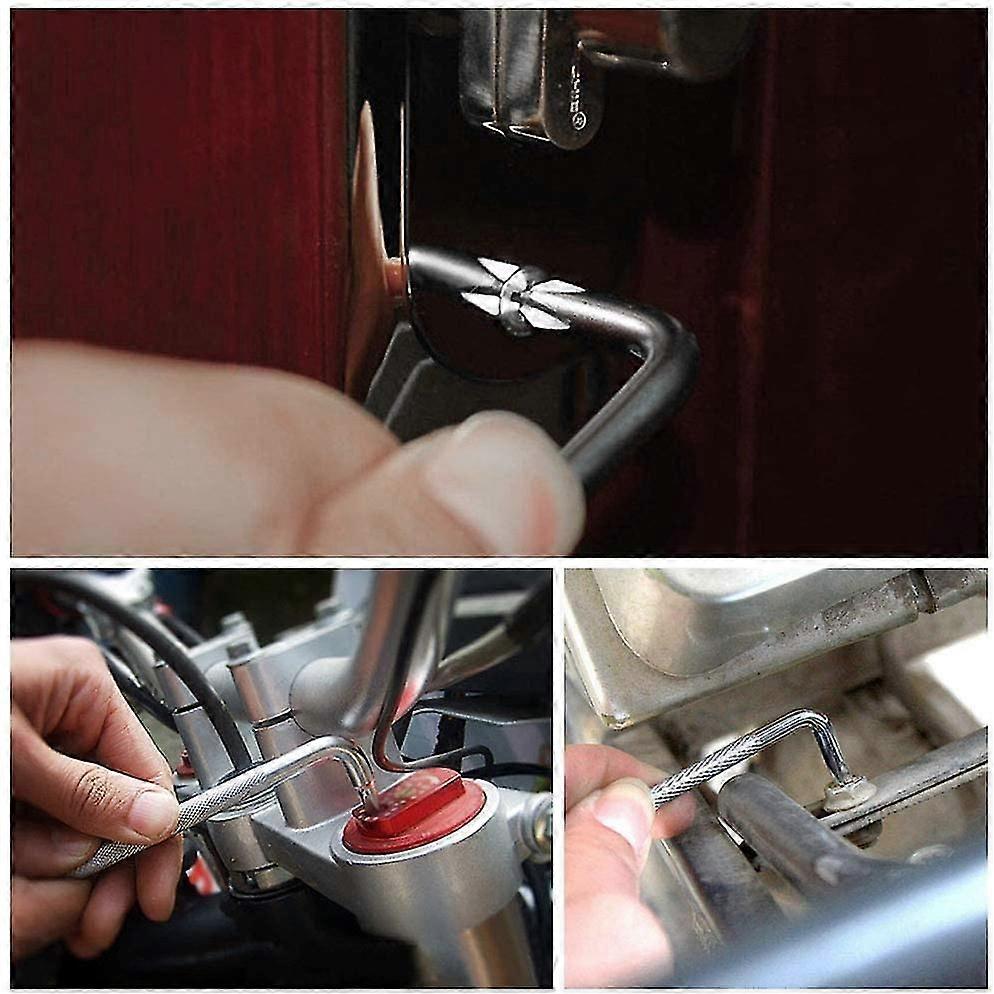 Pieces Offset Screwdriver Set With Flat Head Magnetic Screwdriver, Z-type With Phillips Screwdriver