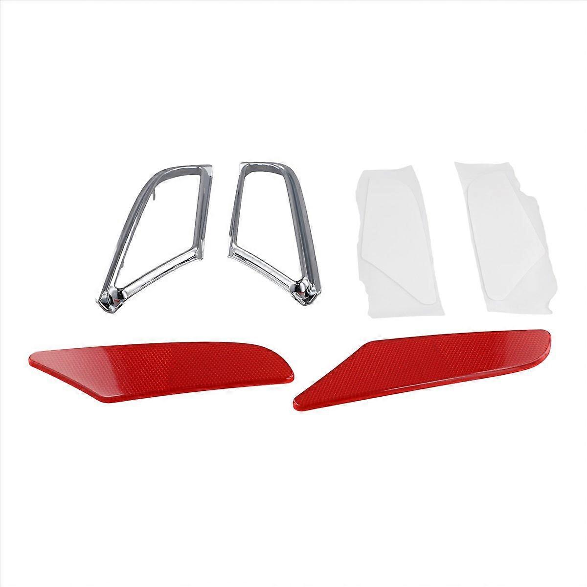 For Nissan Car Rear Bumper Fog Lamp Light Safty Reflector Panel Trim