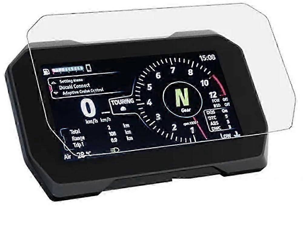 Dashboard Screen Protector Motorcycle Cluster Scratch Protection Film Dashboard Screen Protector for Multistrada V4 Pikes Peak V4S SZRH