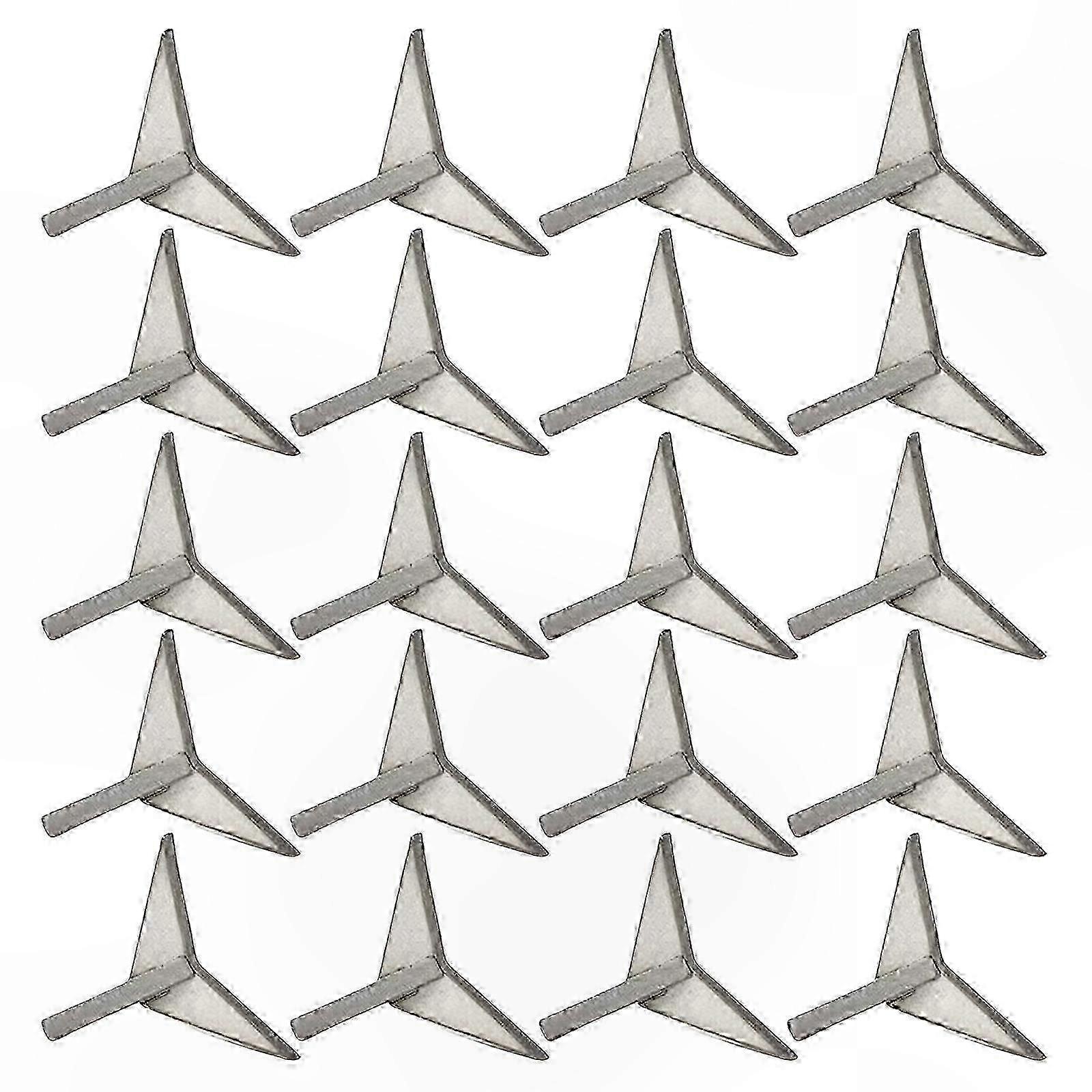 Portable Tire Repair Kit - 20pcs Triangle Ground Spikes for Vehicle Tyre Puncture Solutions