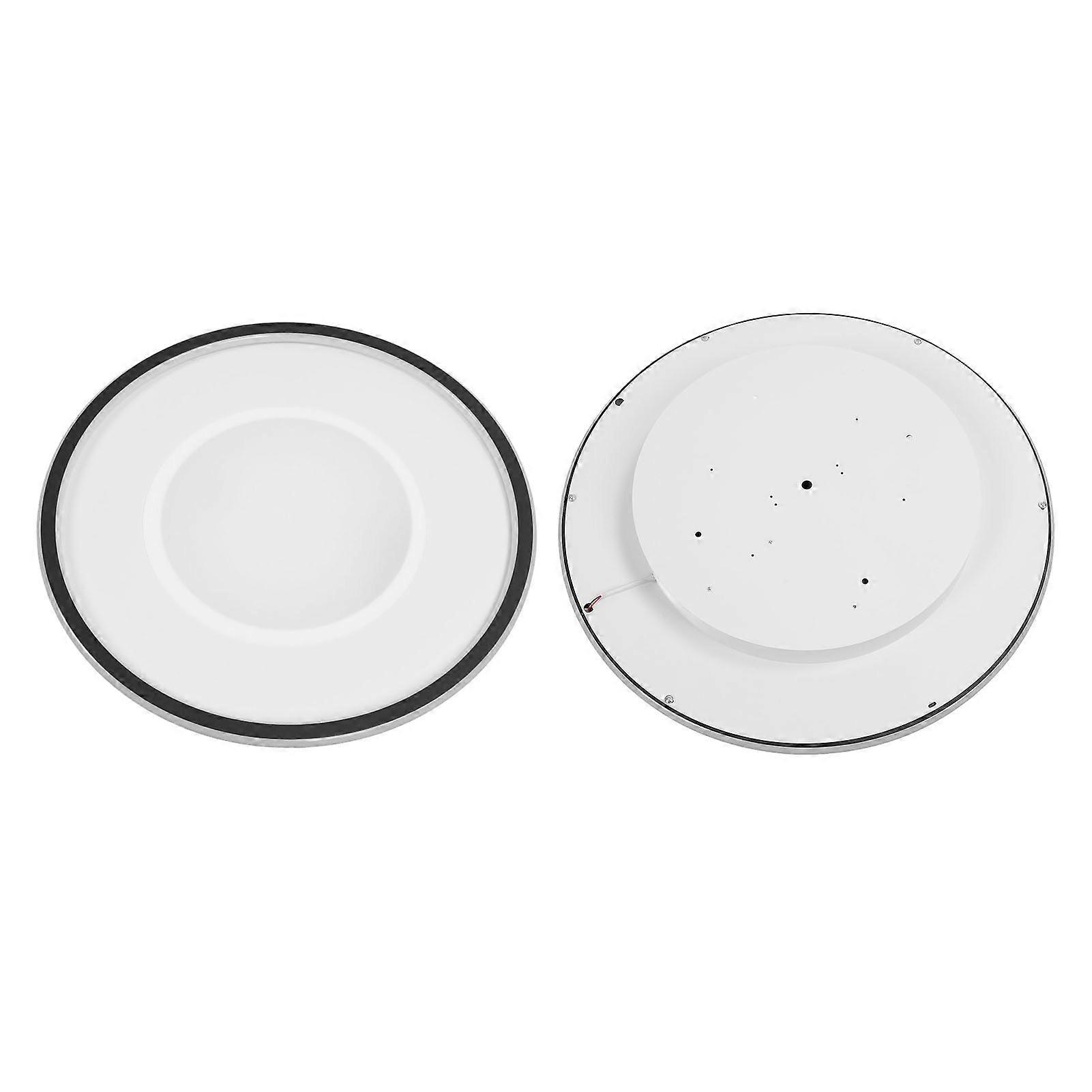 Dimmable LED Ceiling Light Fixture Flush Surface Mount Round Remote Control Light 3 Color Changeable for Dining Room Living Room Bedroom Black Frame 