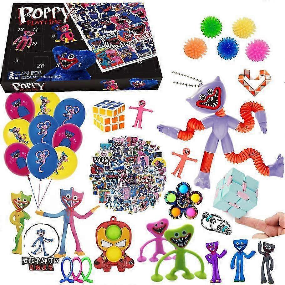 Bobby Christmastide Blind Unzip Advent Calendar Tear-Down DIY Toy Box Set