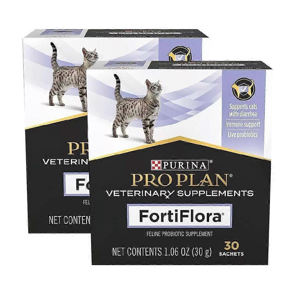 Veterinary Diets Probiotic Cat Supplement 30 Packets with Live Bacteria for Immune Support Digestive Health and Nutrient Absorption