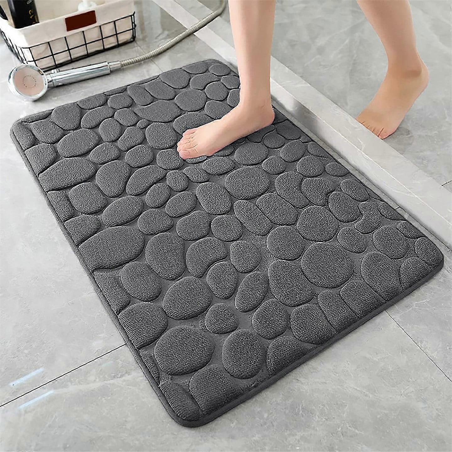 Clearance! Aoksee Memory Foam Bath Mat, Soft, Comfortable, Super Water Absorption, Machine Washable, Non-Slip, Thick & Quick-Drying