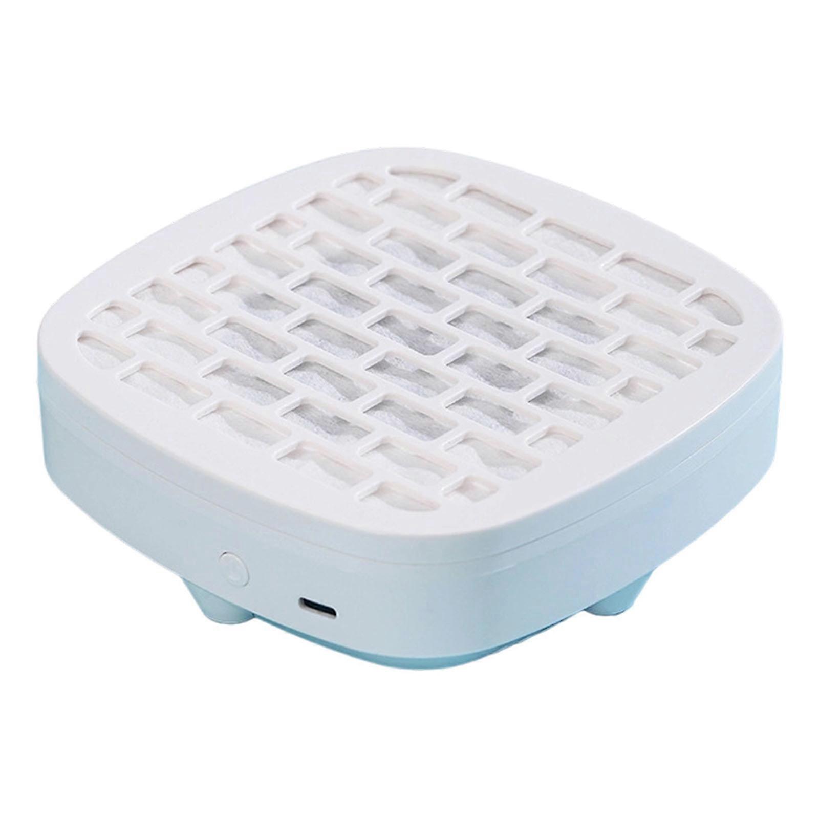 Lightweight Nail Dust Collector for Home Salon Use Durability ABS Construction Quiet Function Highly Efficiency Filter  White