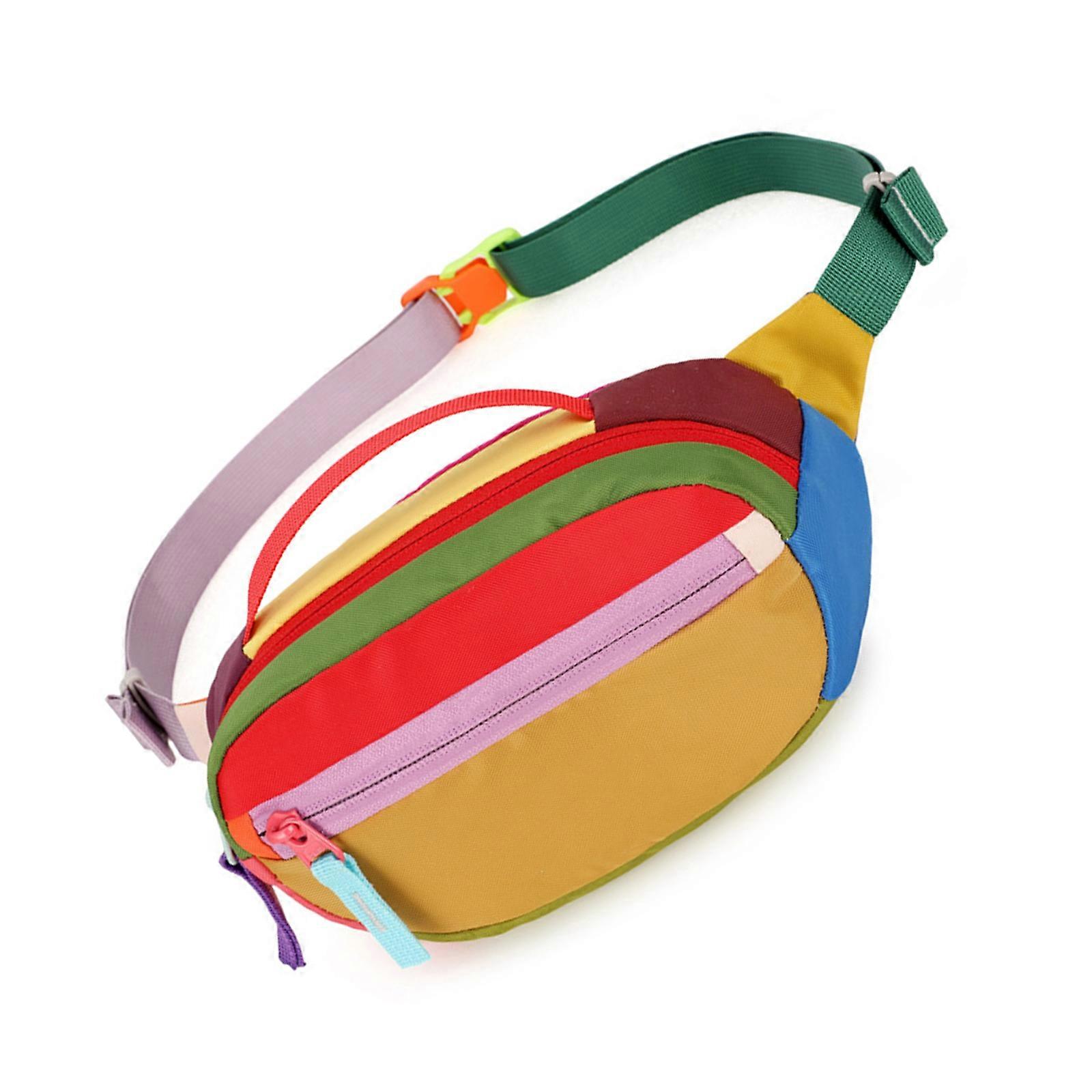 High Visibility Running Belt Bag Comfortable Anti Splash Hip Pack with Multiple Compartments for Daily Commute Cycling  Yellow Color