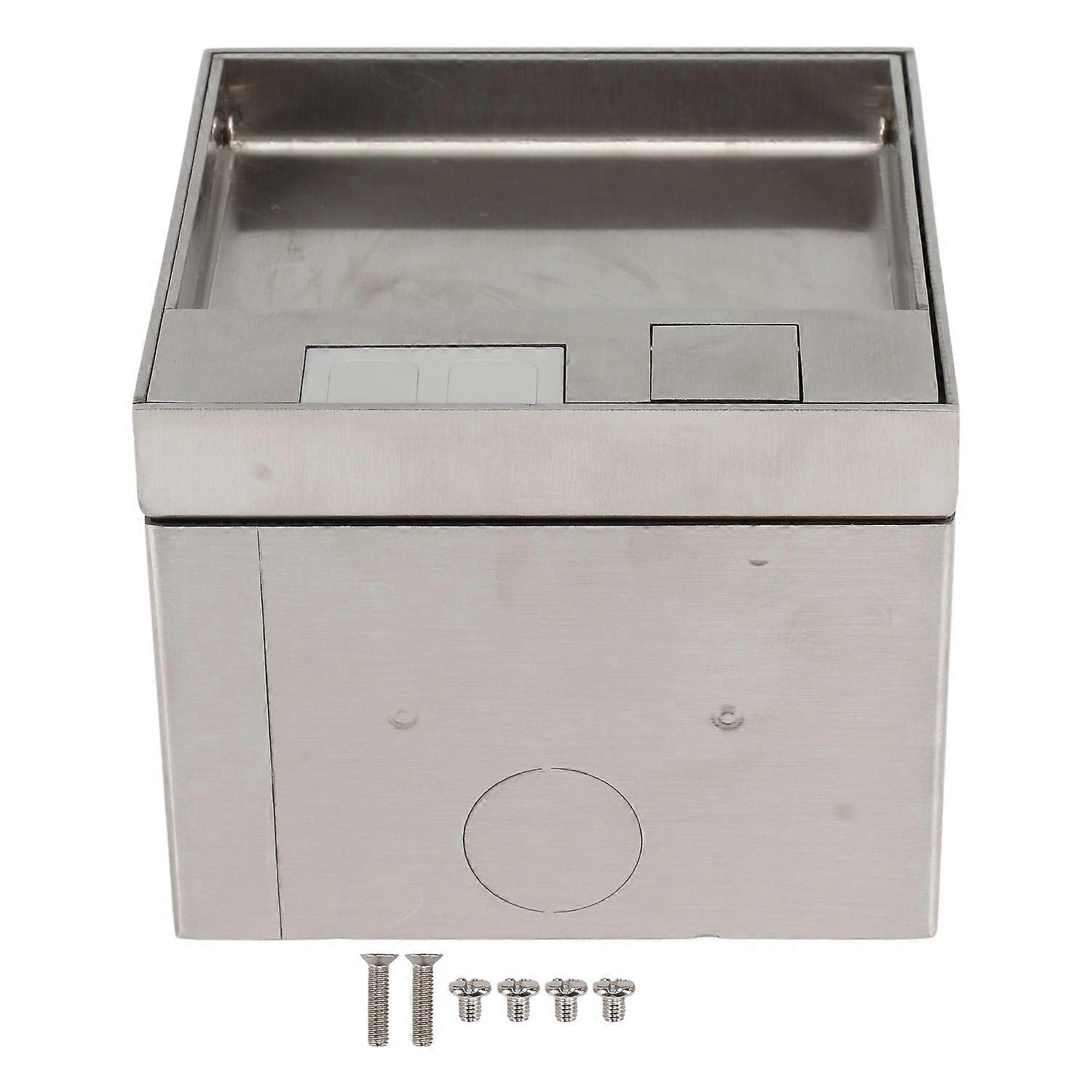 Bodensteckdose Edelstahl PC Stilvolle wasserdichte Einbausteckdose