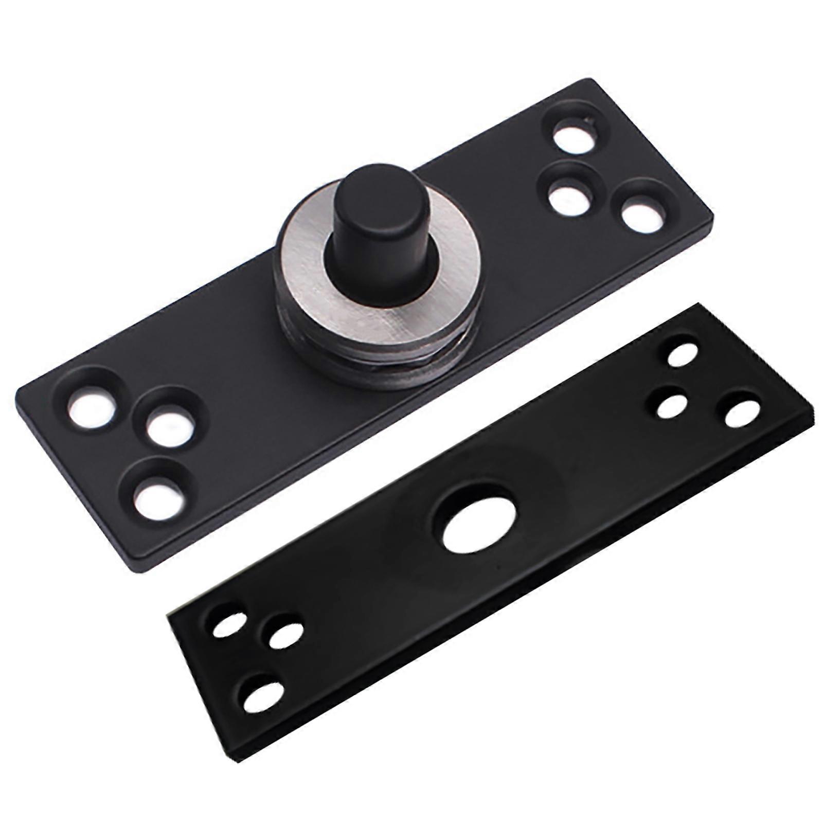 Concealed 360 Degree Rotating Hinge Woodworking Door Hardware 360 Degree Rotation for Elegant & Functional Door Solution  Matt black
