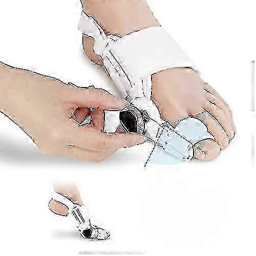 Adjustable Hallux Valgus Corrector with Silicone Padding for Bunion Relief and Toe Alignment