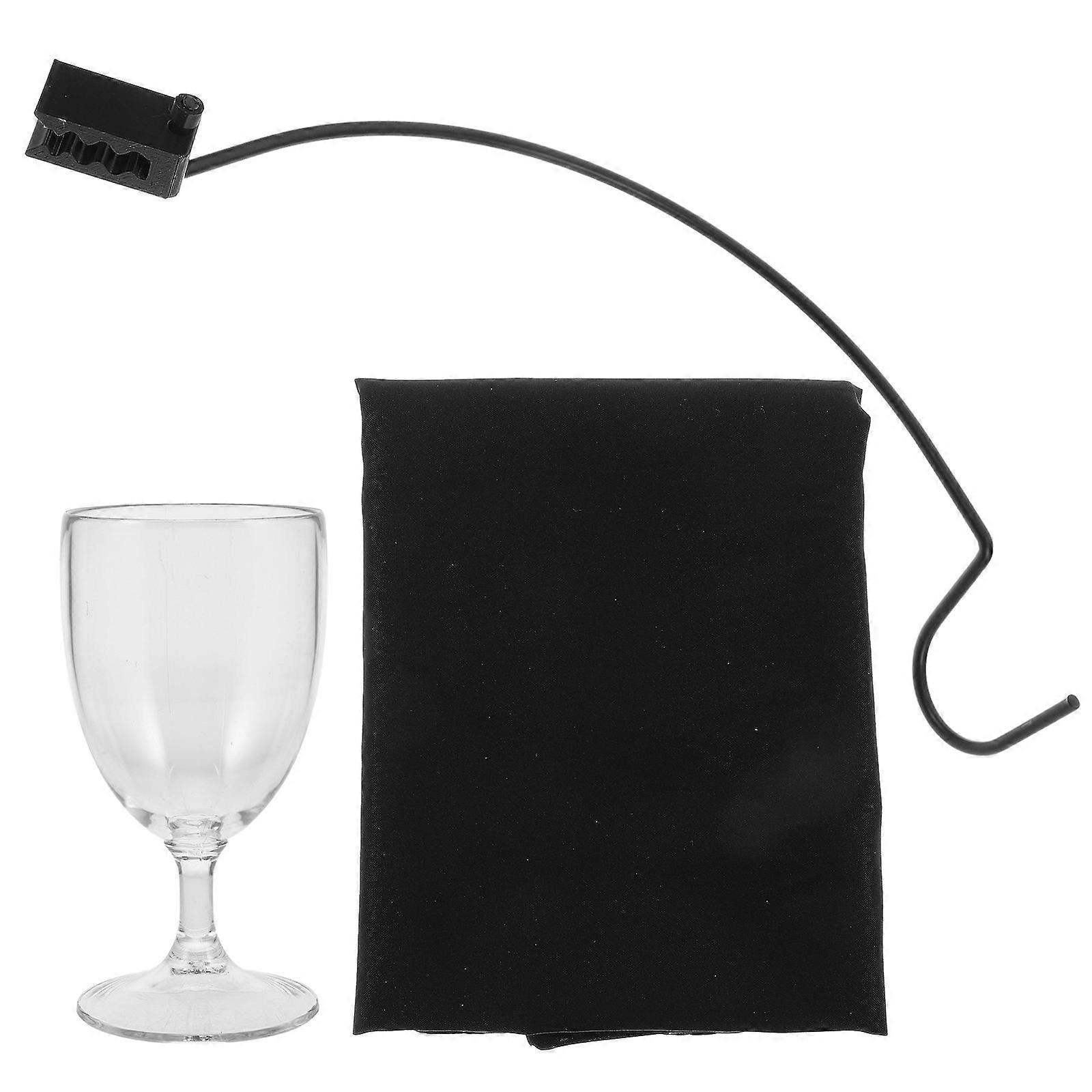 Gimmick Floating Goblet Magician Tool for Performance 1Set Transparent Design