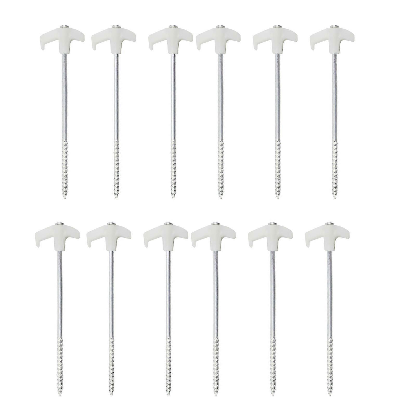 10pcs Tent Stakes Ground Anchors Durability Tent Peg Multifunctional Tent Stake for Secure Camping Multicolor