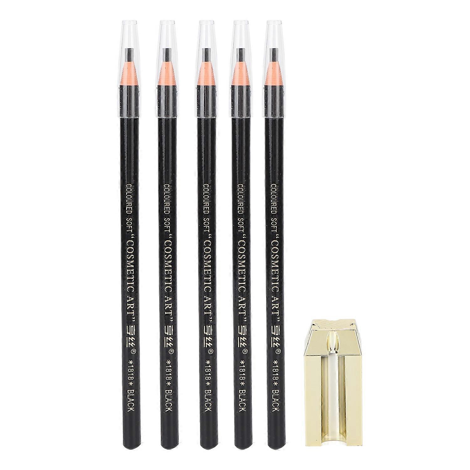 4 in 1 Duckbill Eyebrow Pencil Sharpener Eyebrow Pencil Set Eyebrow Makeup Cosmetic Shaping ToolsBla