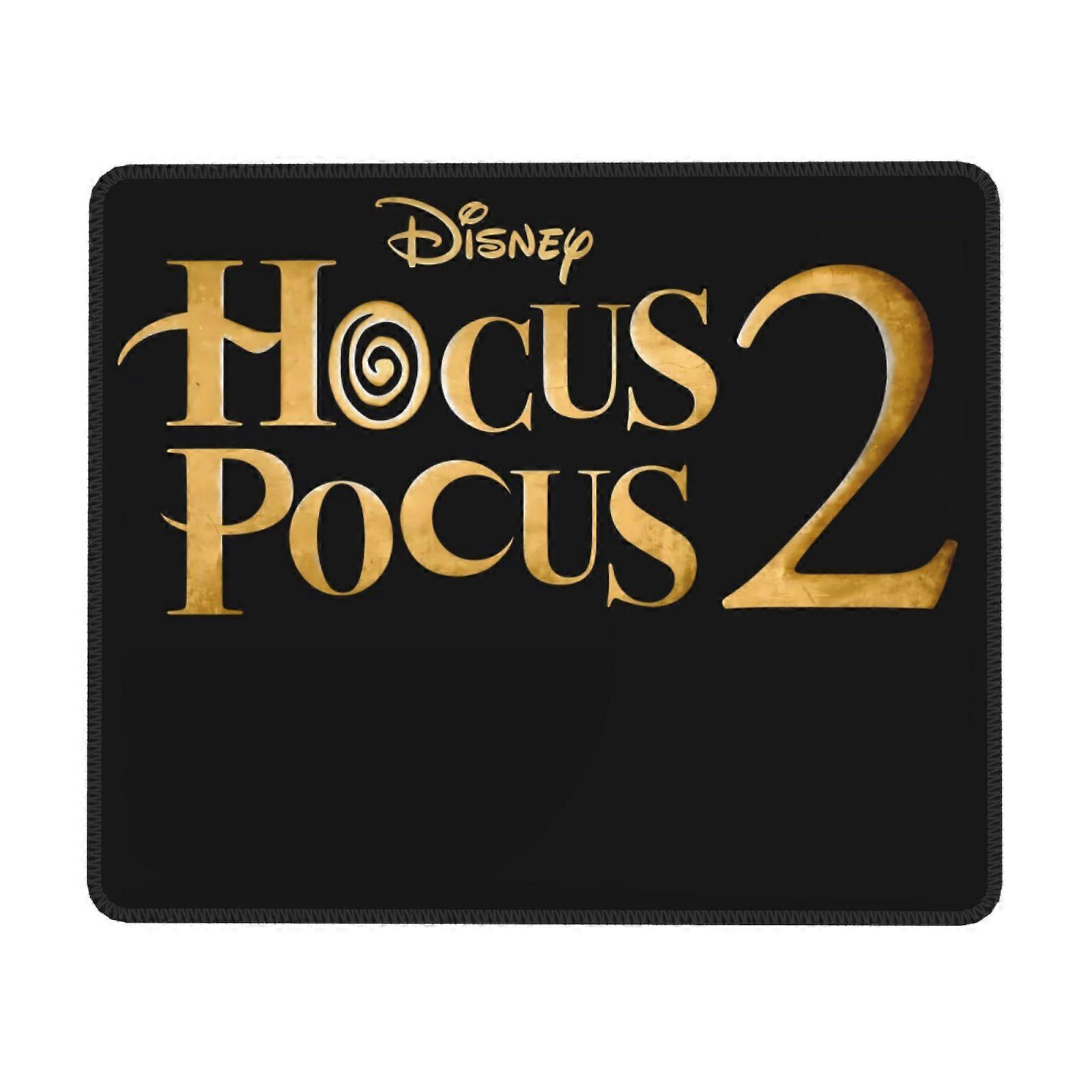 Hocus Pocus gummimusemåtte med låsekant, skrivebordsmåtte, skrivemåtte, multikode-spilmåtte, musemåtter til computere, bærbar computer, musemåtte