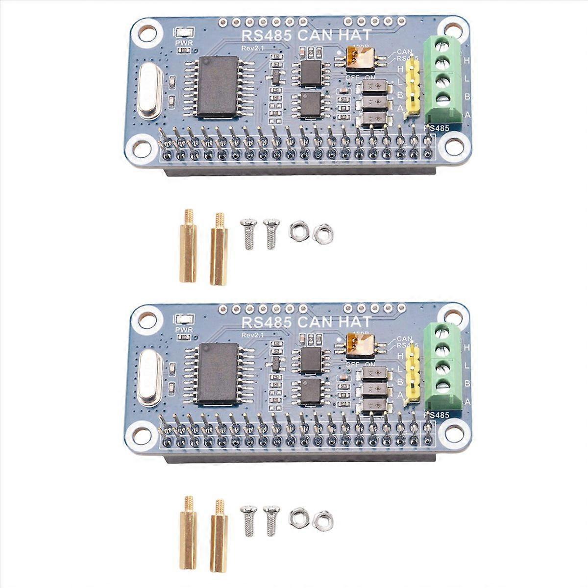 2X RS485 CAN HAT for Allows Stable Long-Distance Communication Supports Series