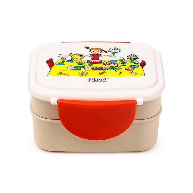 Bento Clip Lock Lunch Box with Cutlery - Pippi Longstocking 1 Pack