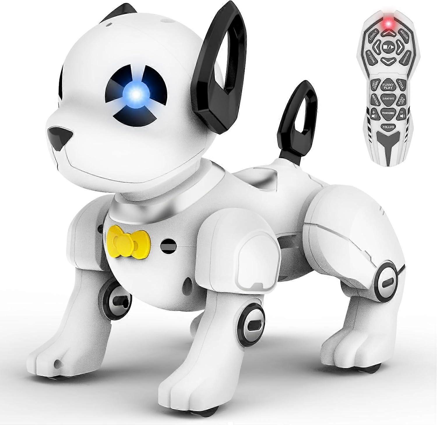 Remote Control Robot Dog Toy, Dog Programmable Smart Interactive Robotic Pets, RC Stunt Robot Toys