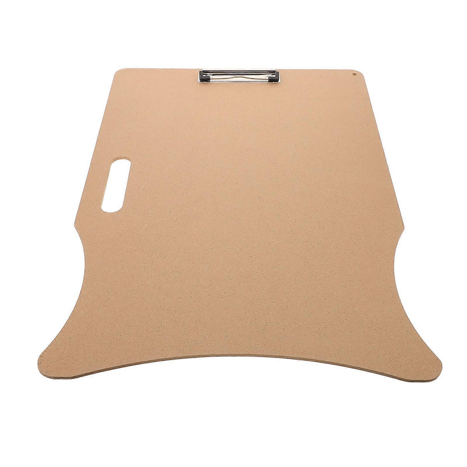 Wooden Sketch Board with Clip Handheld Drawing Board for Writing Use 6K