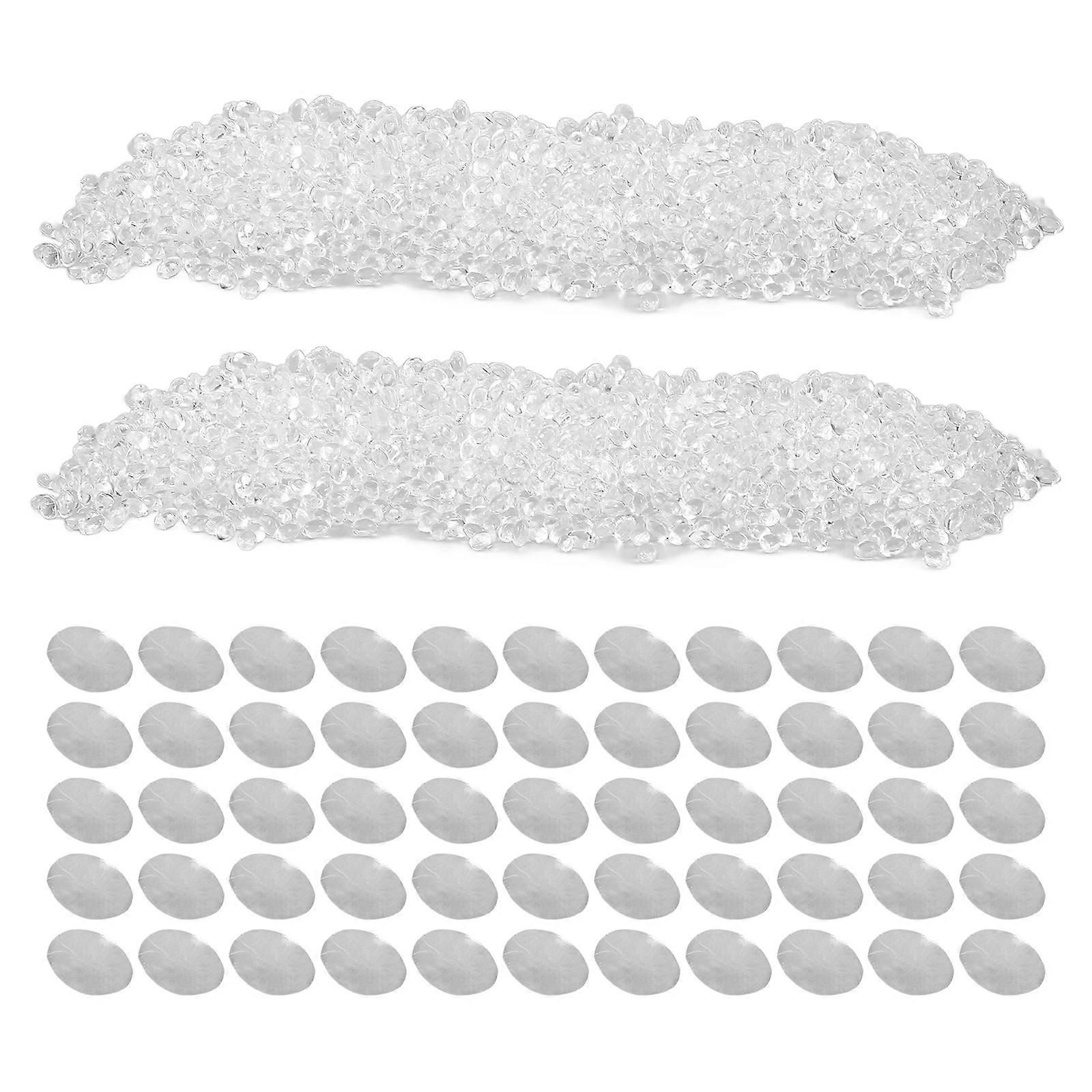 Transparent Thermoplastic Beads Polymorphs Plastic Pellets for DIY Use 1 Bag