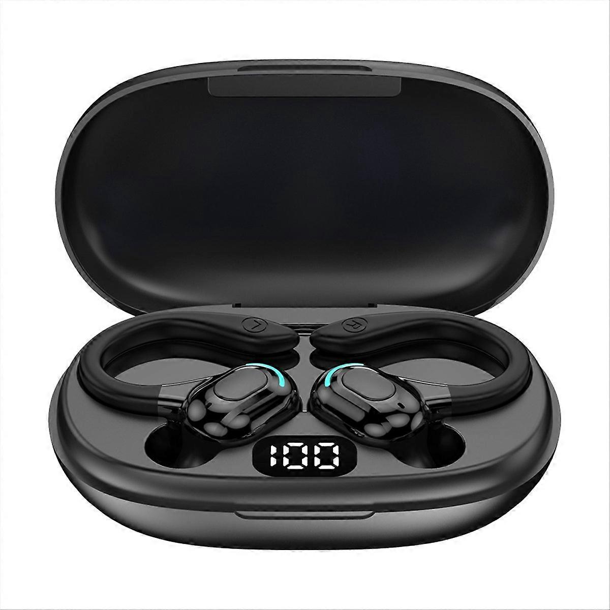 Earhook Bluetooth Headset, AI Translation, Black