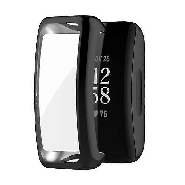 Full-cover TPU Case compatible with Fitbit Inspire 3 Black
